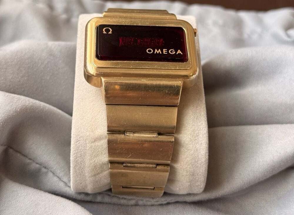Vintage Omega Constellation Time Computer I LED Watch 14K Gold Filled - Picture 7 of 13